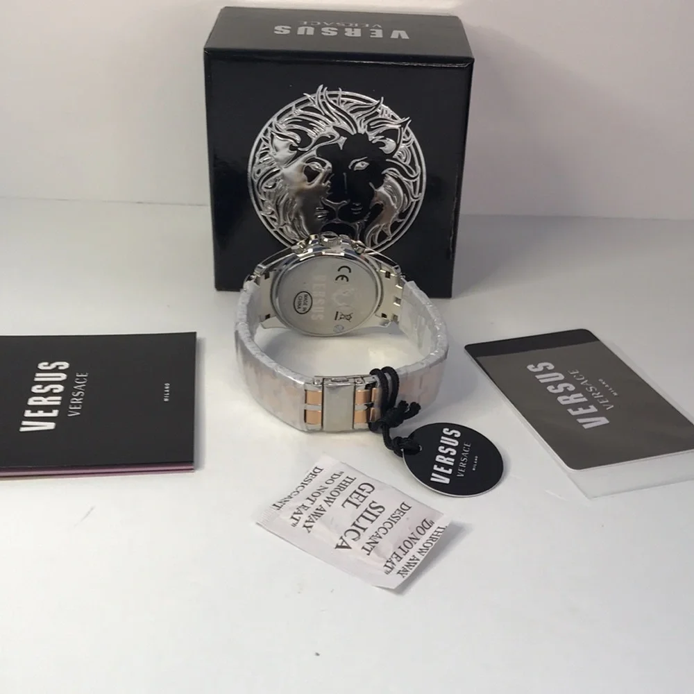 💯 - Authentic New VERSUS VERSACE Chrono Lion Bracelet Watch